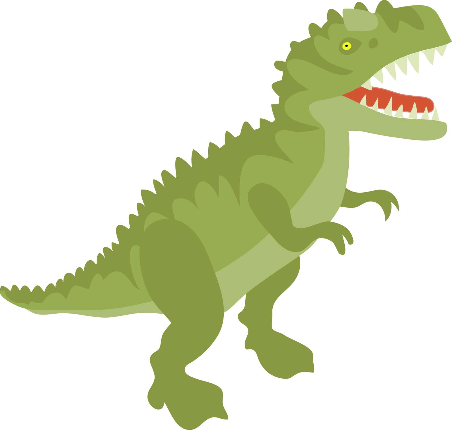Dinossauro Predador Verde Dinossauros Png Grátis Para Baixar
