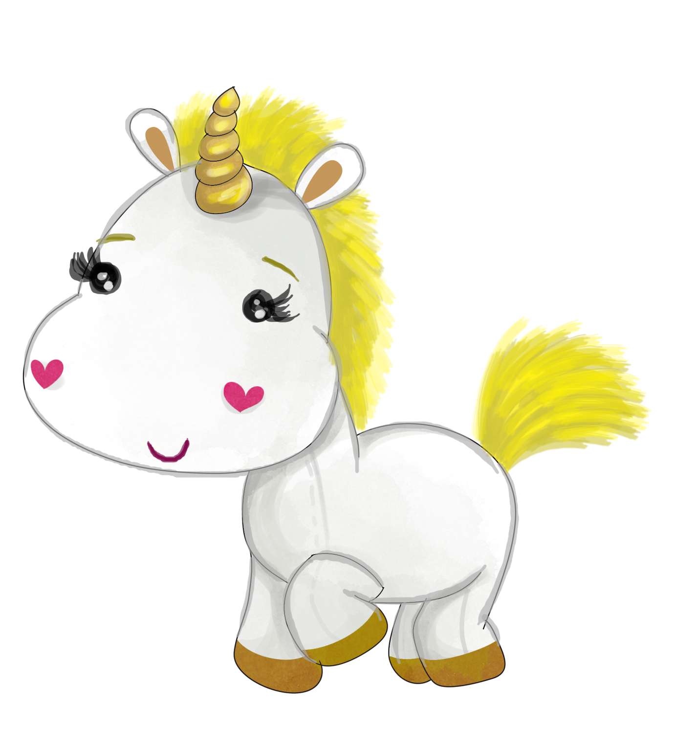 Unicórnio Desenho Animado Fantasia Png Grátis Para Baixar