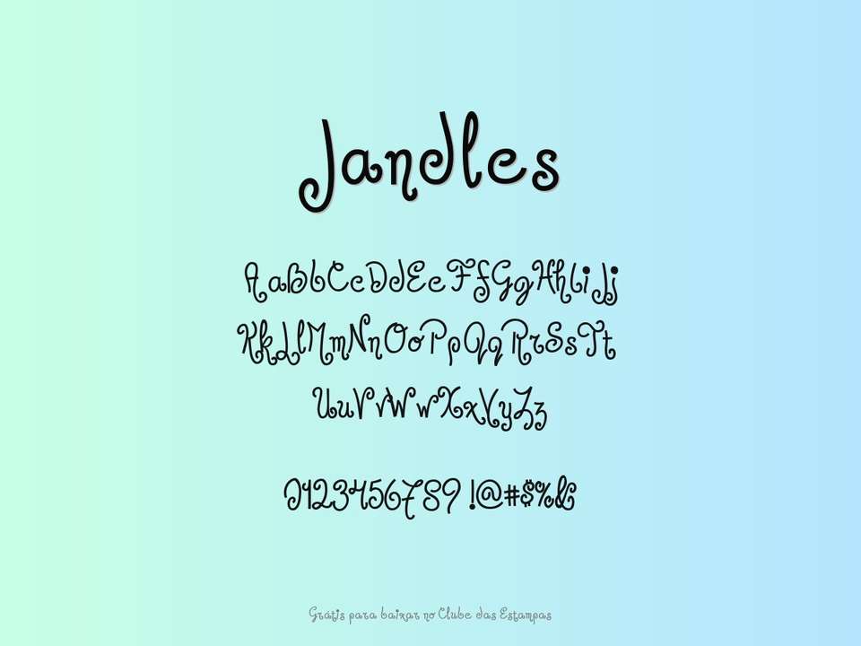 Fonte Jandles Grátis Para Baixar