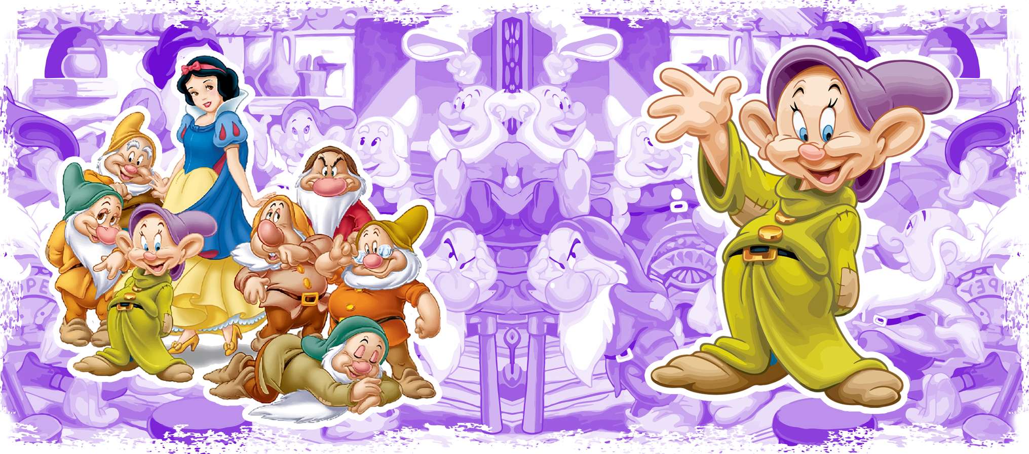 Arte Para Caneca Branca E Os Sete 7 Anões (5)