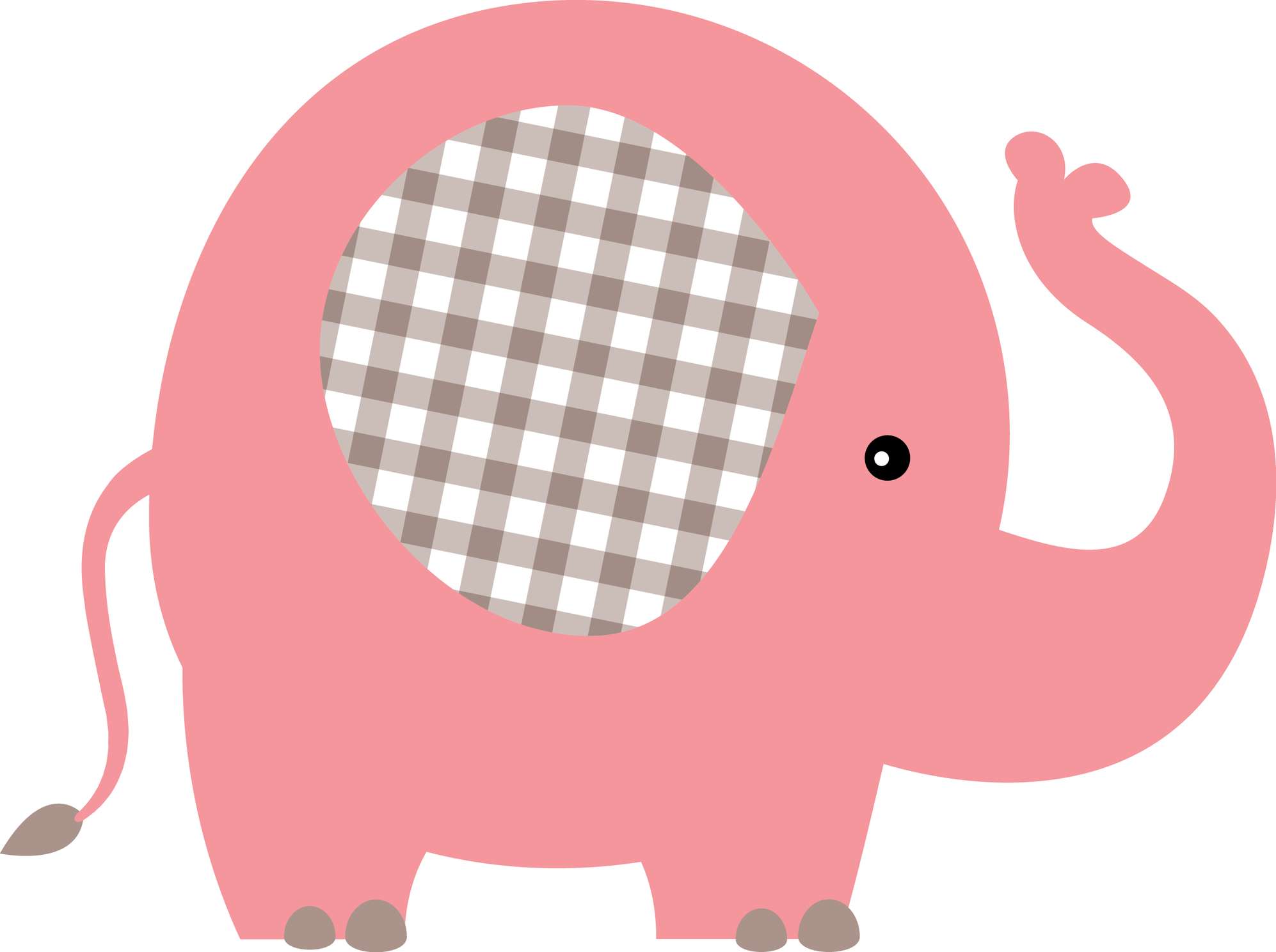 Elemento Elefante Cute Elefantinho Fofo Png (139)