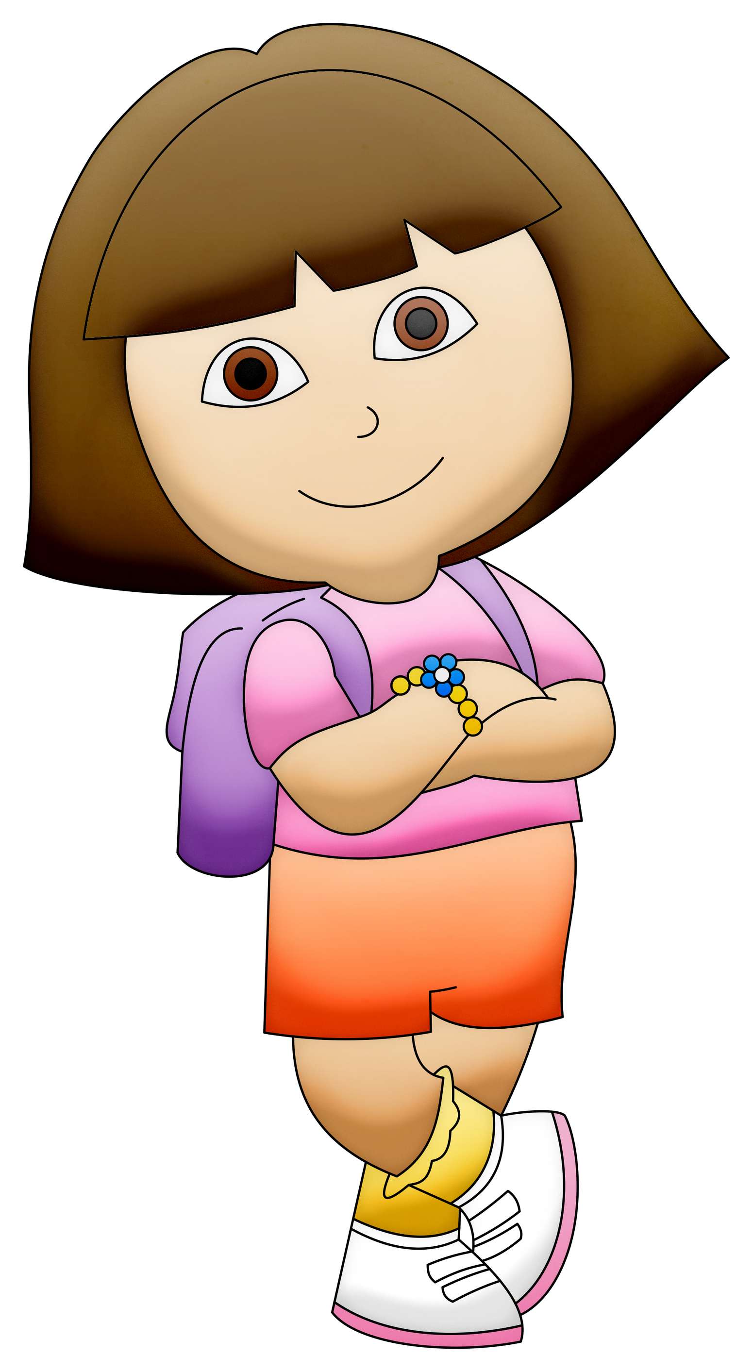 Menina Com Mochila Desenho Animado Png Grátis Para Baixar