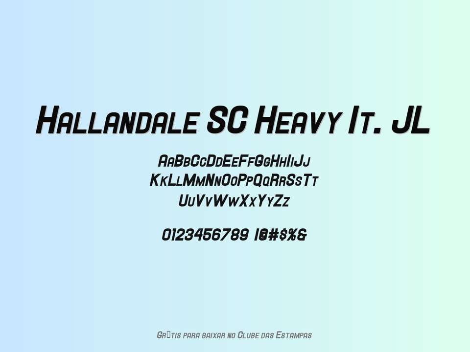 Fonte Hallandale Sc Heavy It