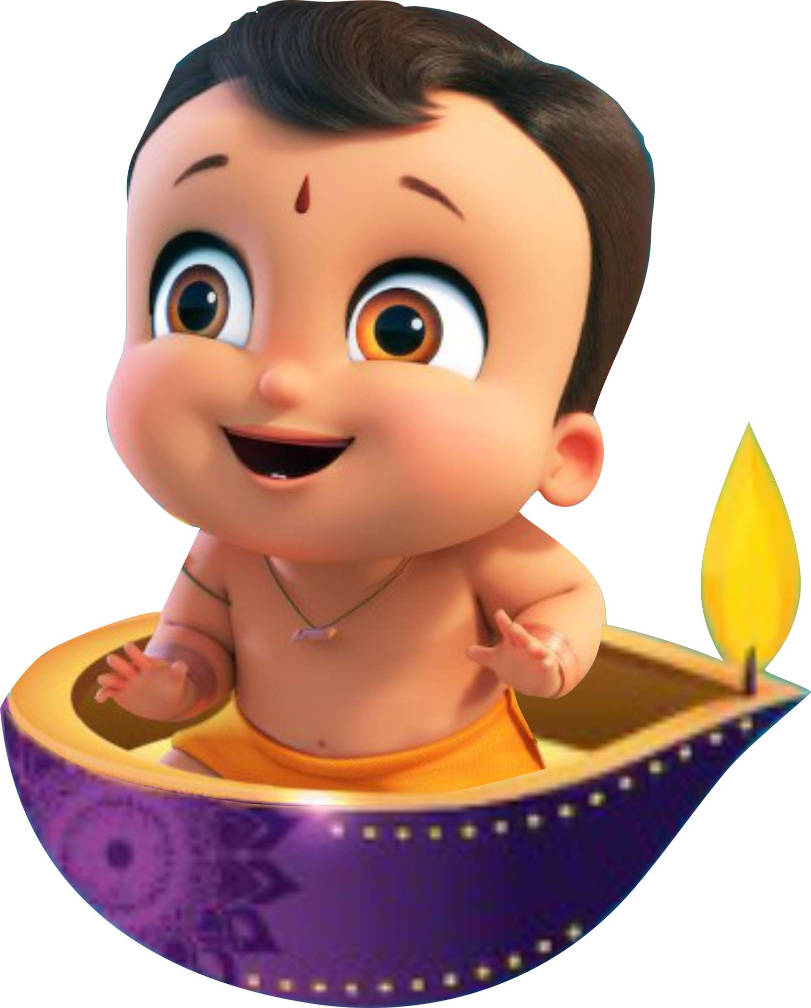 Bebê Krishna Na Diya Animação Infantil Png Grátis Para Baixar