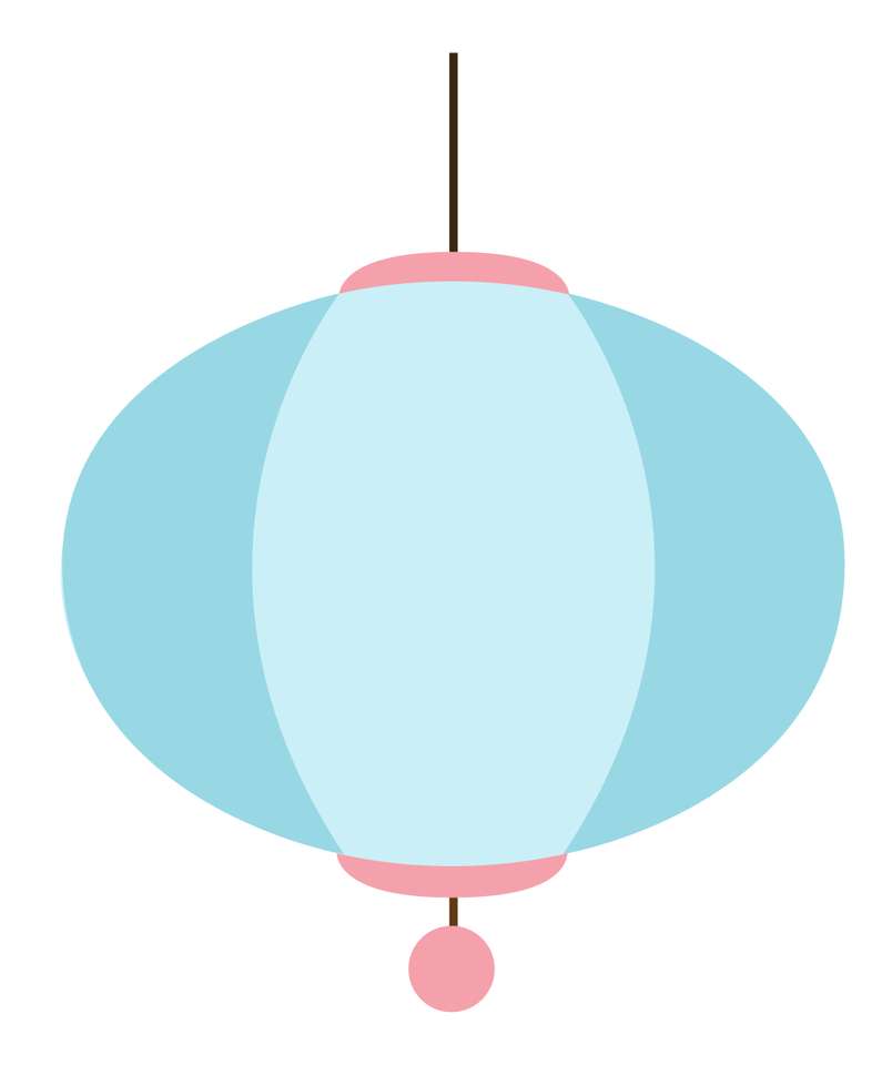 Luminária Pendente Azul Rosa Decoração Png Grátis Para Baixar