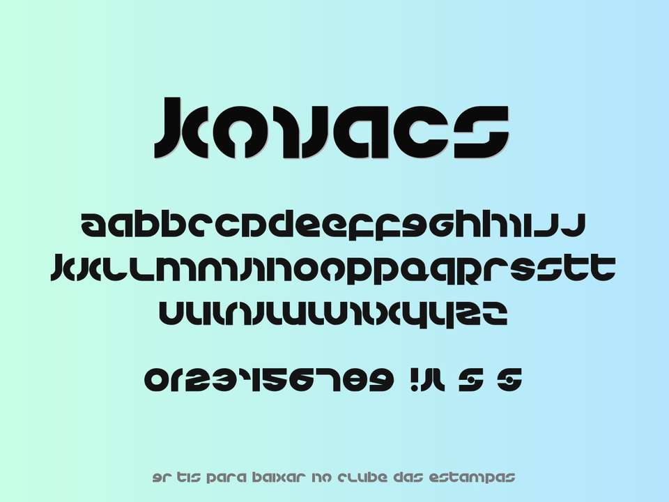 Fonte Kovacs Grátis Para Baixar