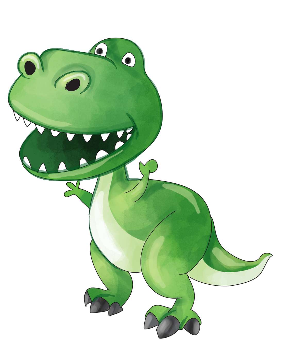 Dinossauro Cartoon Verde Animais Png Grátis Para Baixar