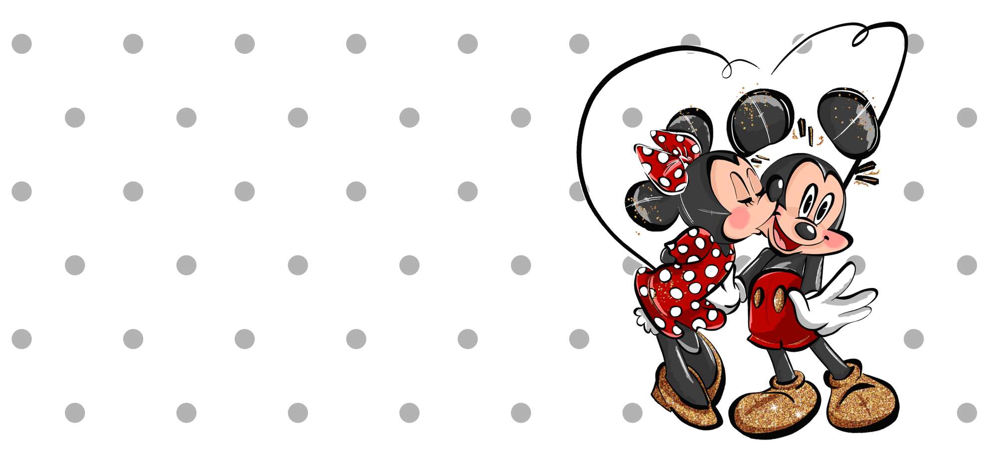 Ilustração Mickey E Minnie No Dia Dos Namorados Disney Png Arte Para Caneca Grátis Pra Baixar Vetor
