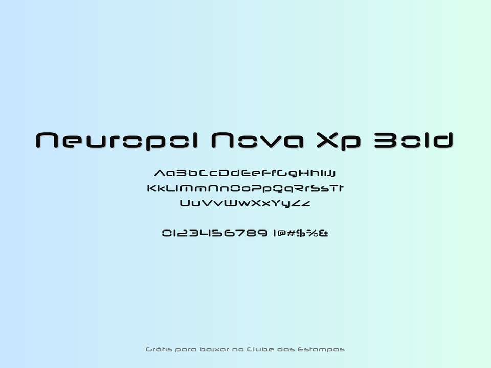 Fonte Neuropol Nova Xp Bold Grátis Para Baixar
