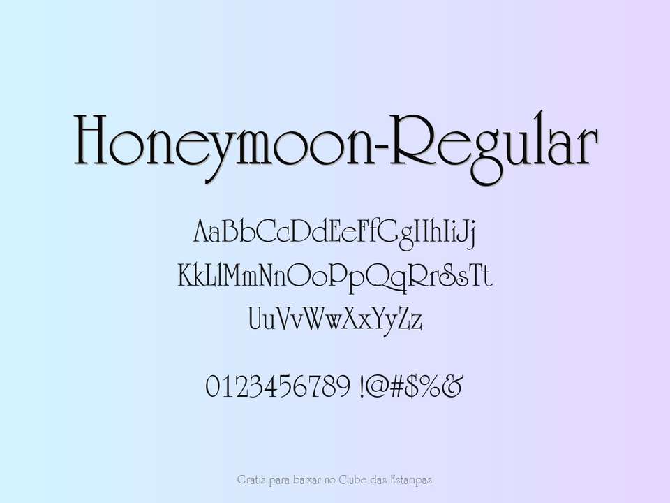 Fonte Honeymoon Regular Grátis Para Baixar