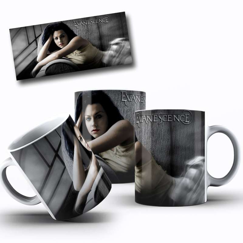 Arte Para Caneca Evanescence Música Rock 4