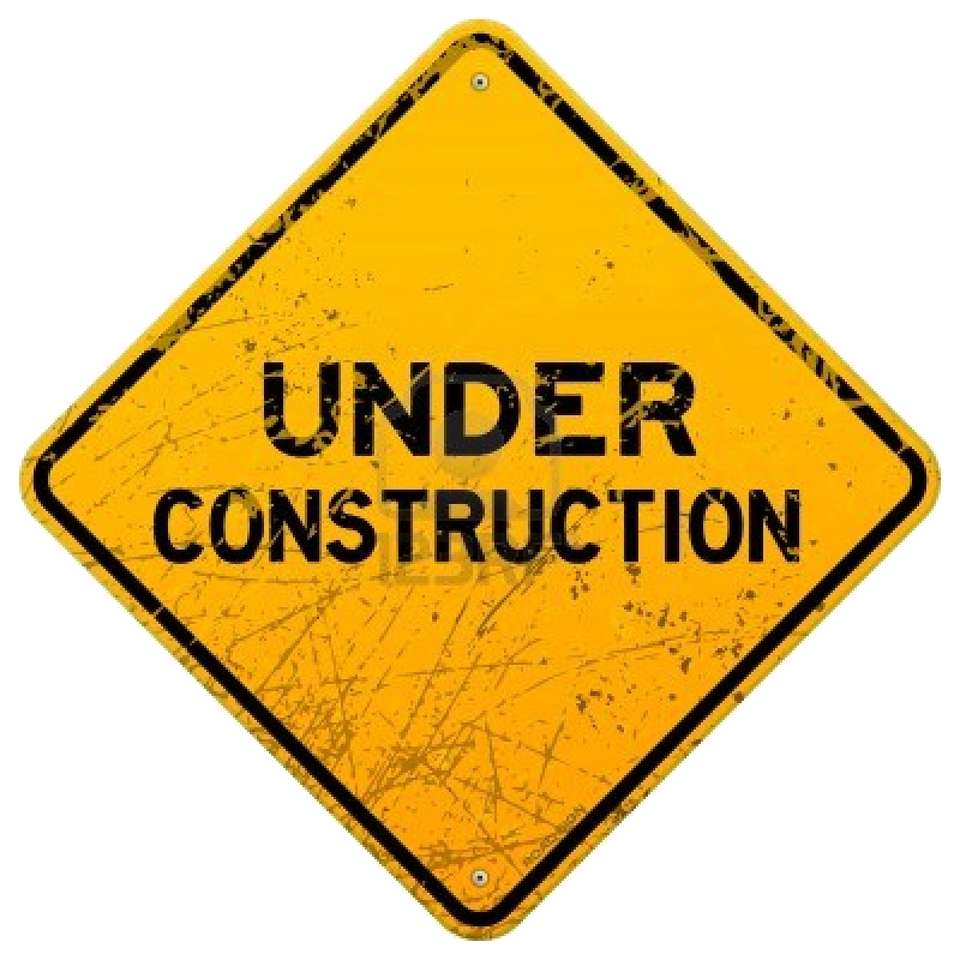 Aviso De Obra Construção Amarelo Sinalização Png Grátis Para Baixar