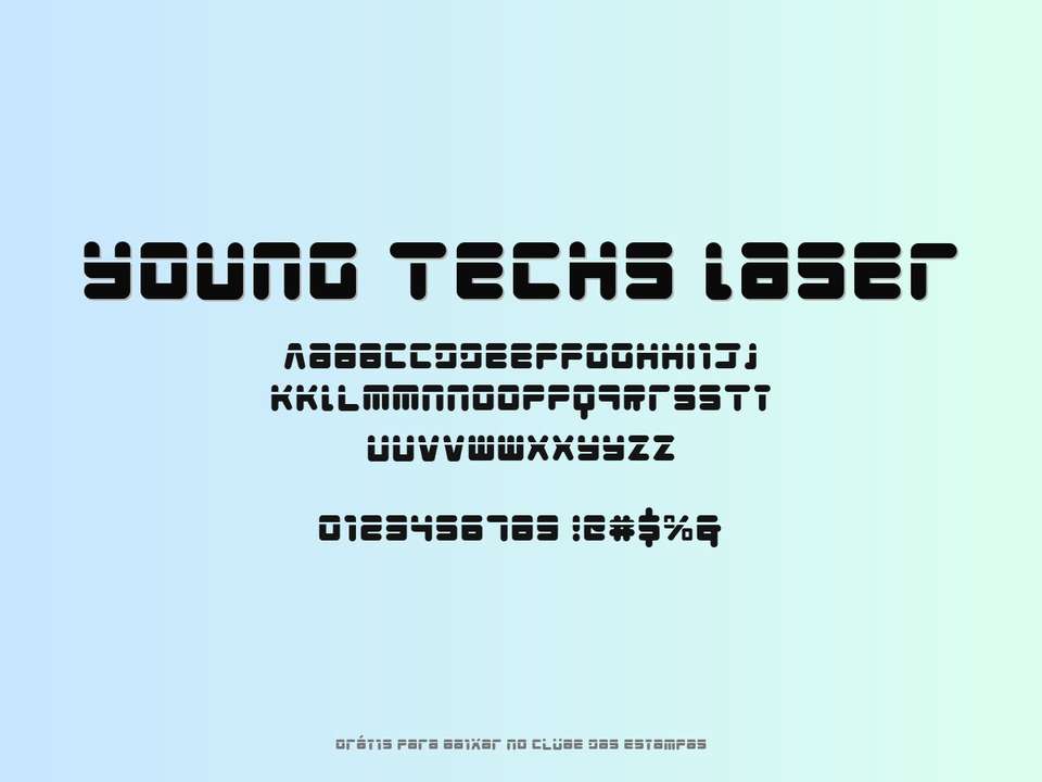 Fonte Young Techs Laser Grátis Para Baixar