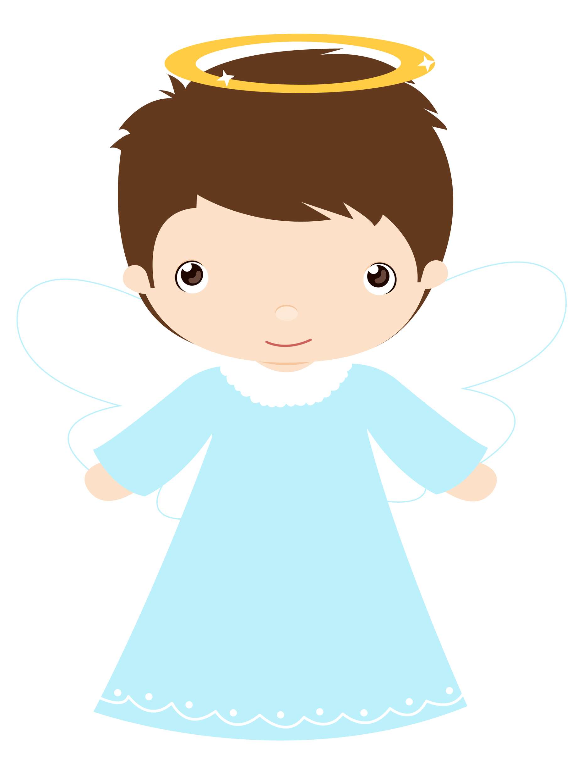 Anjo Menino Em Túnica Azul Anjos Png Grátis Para Baixar