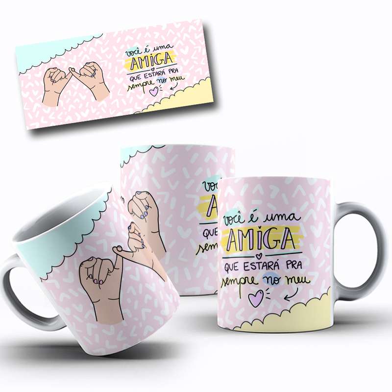 Arte Pra Caneca Amizade (7)