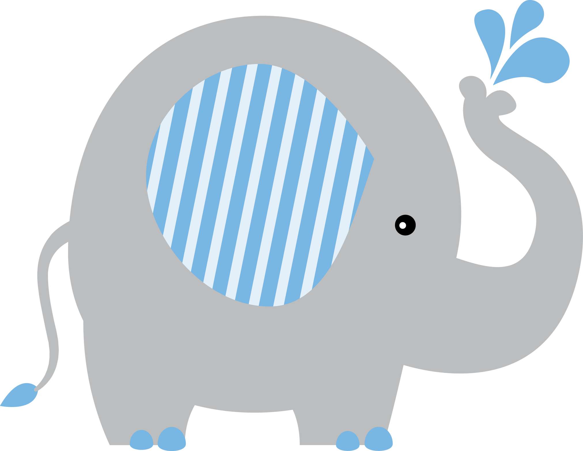 Elemento Elefante Cute Elefantinho Fofo Png (32)