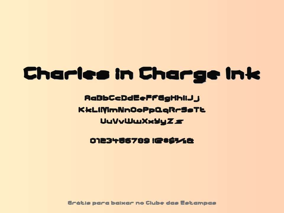 Fonte Charles In Charge Ink Grátis Para Baixar