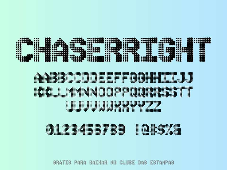 Fonte Chaserright Grátis Para Baixar
