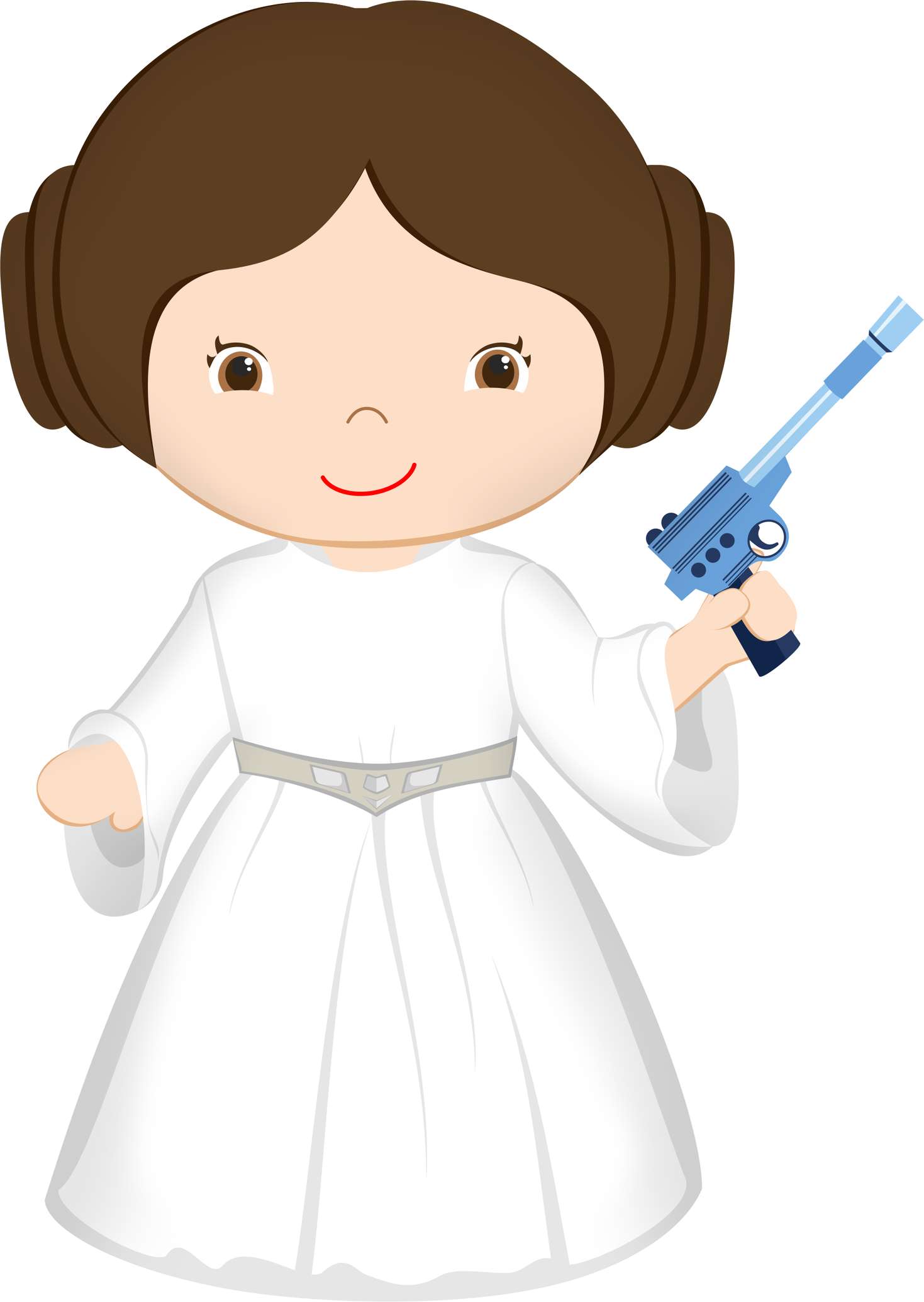 Menina Com Blaster Azul Ficção Científica Png Grátis Para Baixar