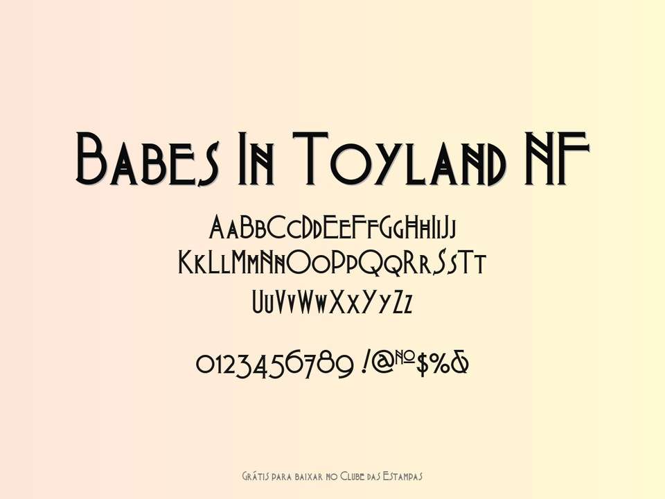 Fonte Babes In Toyland Nf Grátis Para Baixar