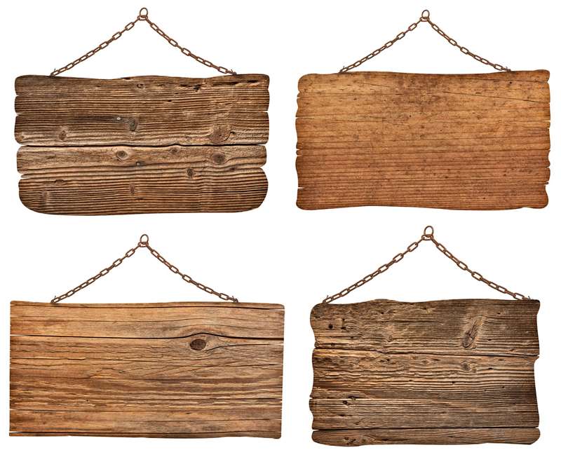 Quatro Placas De Madeira Rústica Madeira Png Grátis Para Baixar