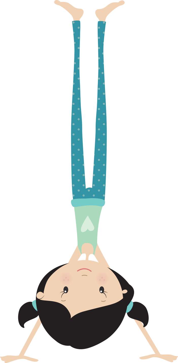 Menina Fazendo Parada Desenho Animado Png Grátis Para Baixar