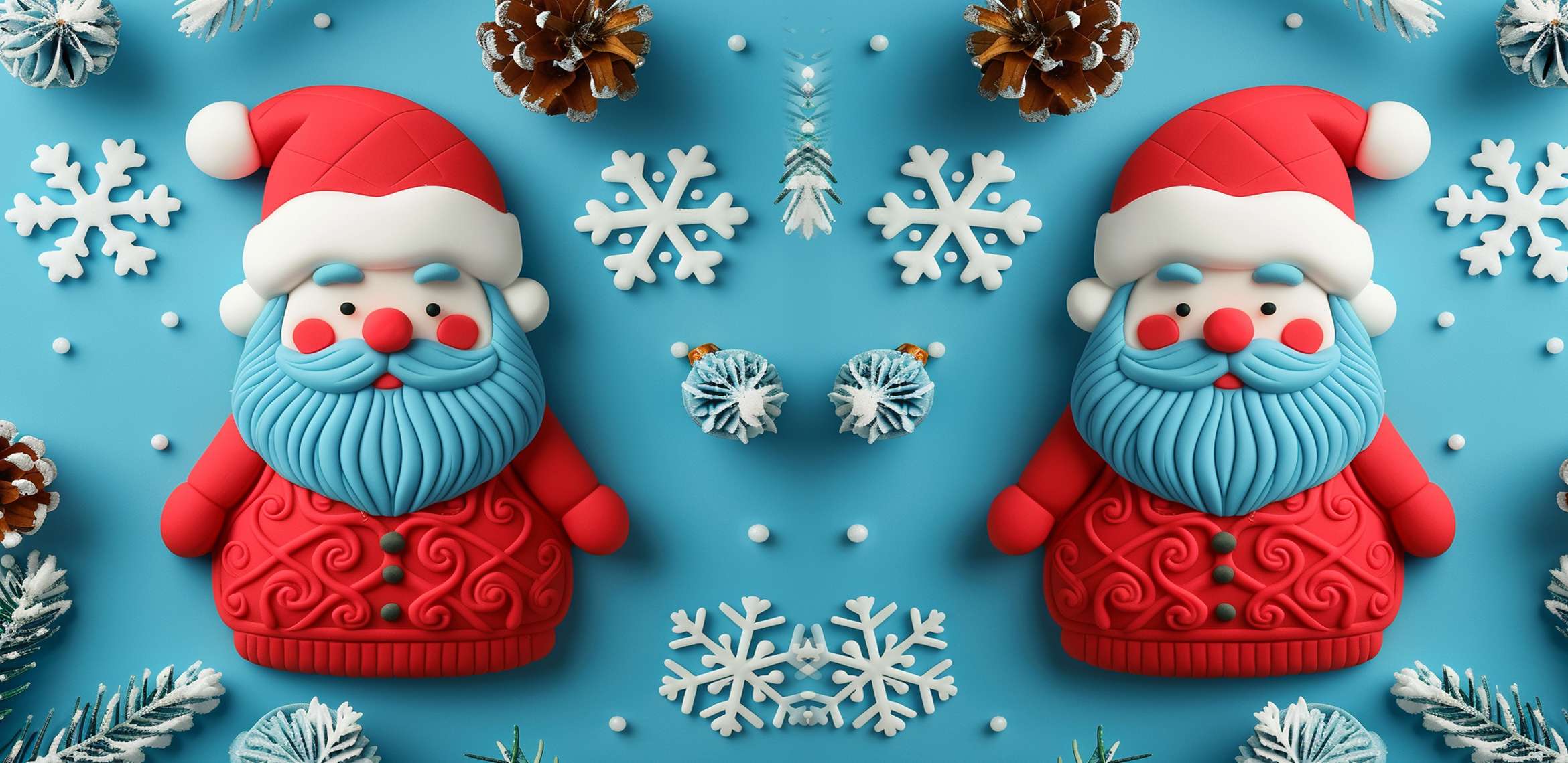Papai Noel Em Cenário Natalino Tridimensional Natal Png Arte Para Caneca Grátis Pra Baixar
