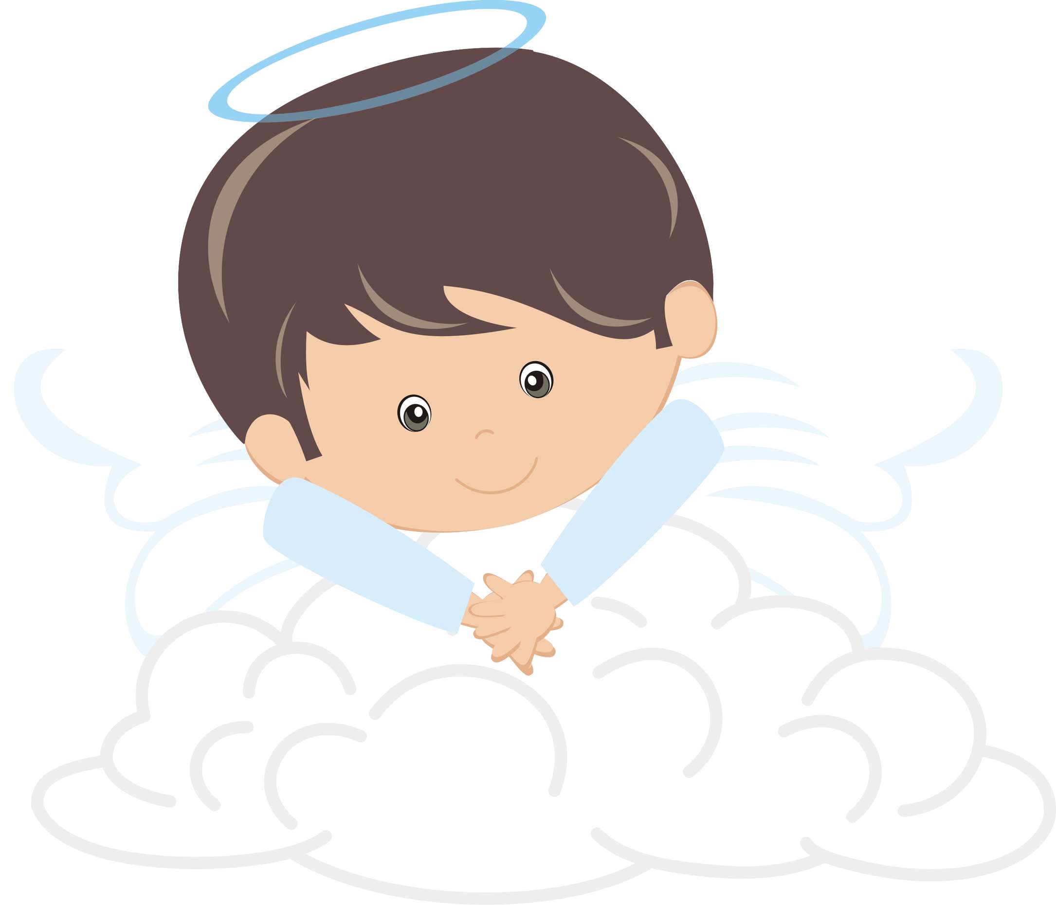 Anjo Criança Nas Nuvens Anjos Png Grátis Para Baixar Deluxe-21