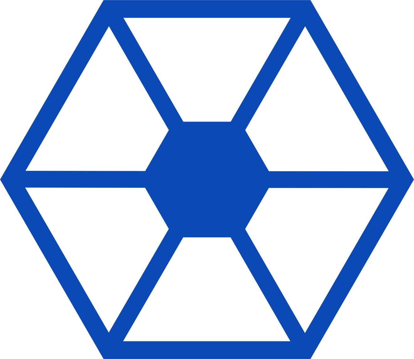 Padrão Geométrico Hexagonal Azul Geometria Png Grátis Para Baixar