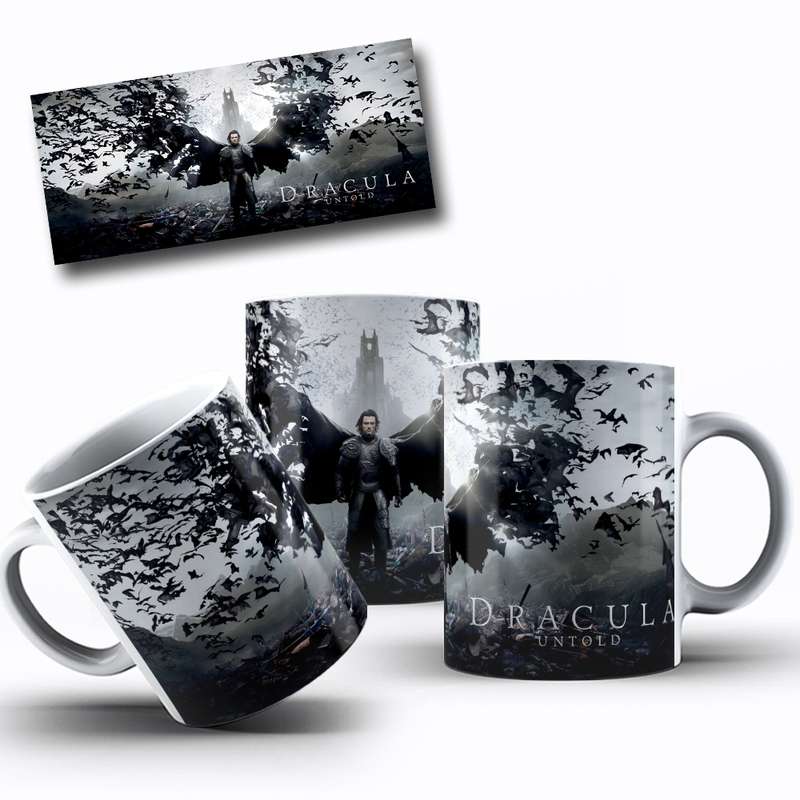 Arte Para Caneca Dracula Untold Personagem Estilo Cartoon 1