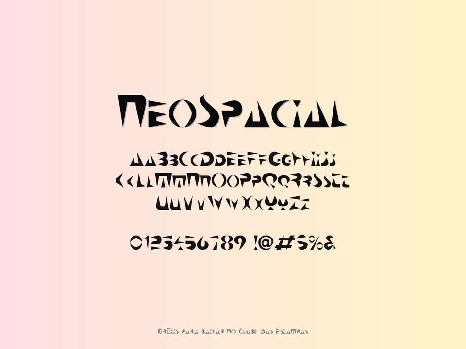 Fonte Neospacial Grátis Para Baixar