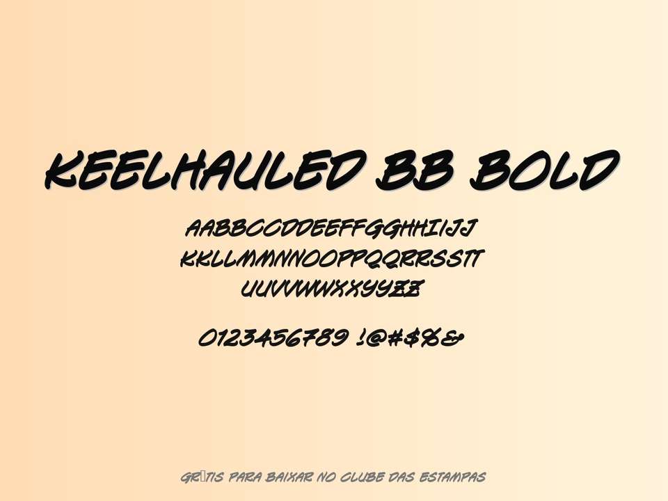 Fonte Keelhauled Bb Bold Grátis Para Baixar