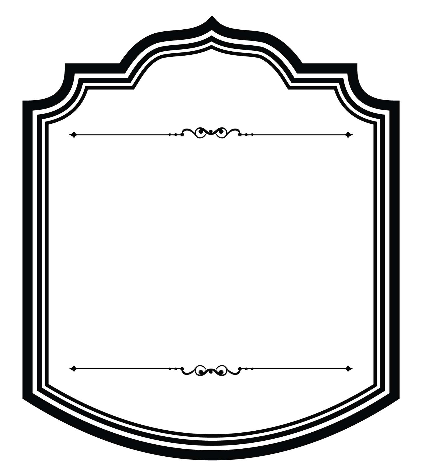 Moldura Ornamental Estilo Vintage Design Gráfico Png Grátis Para Baixar