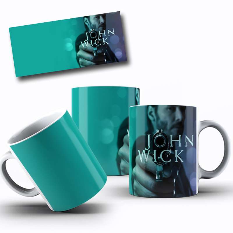 Arte Para Caneca John Wick Personagem Serie 6