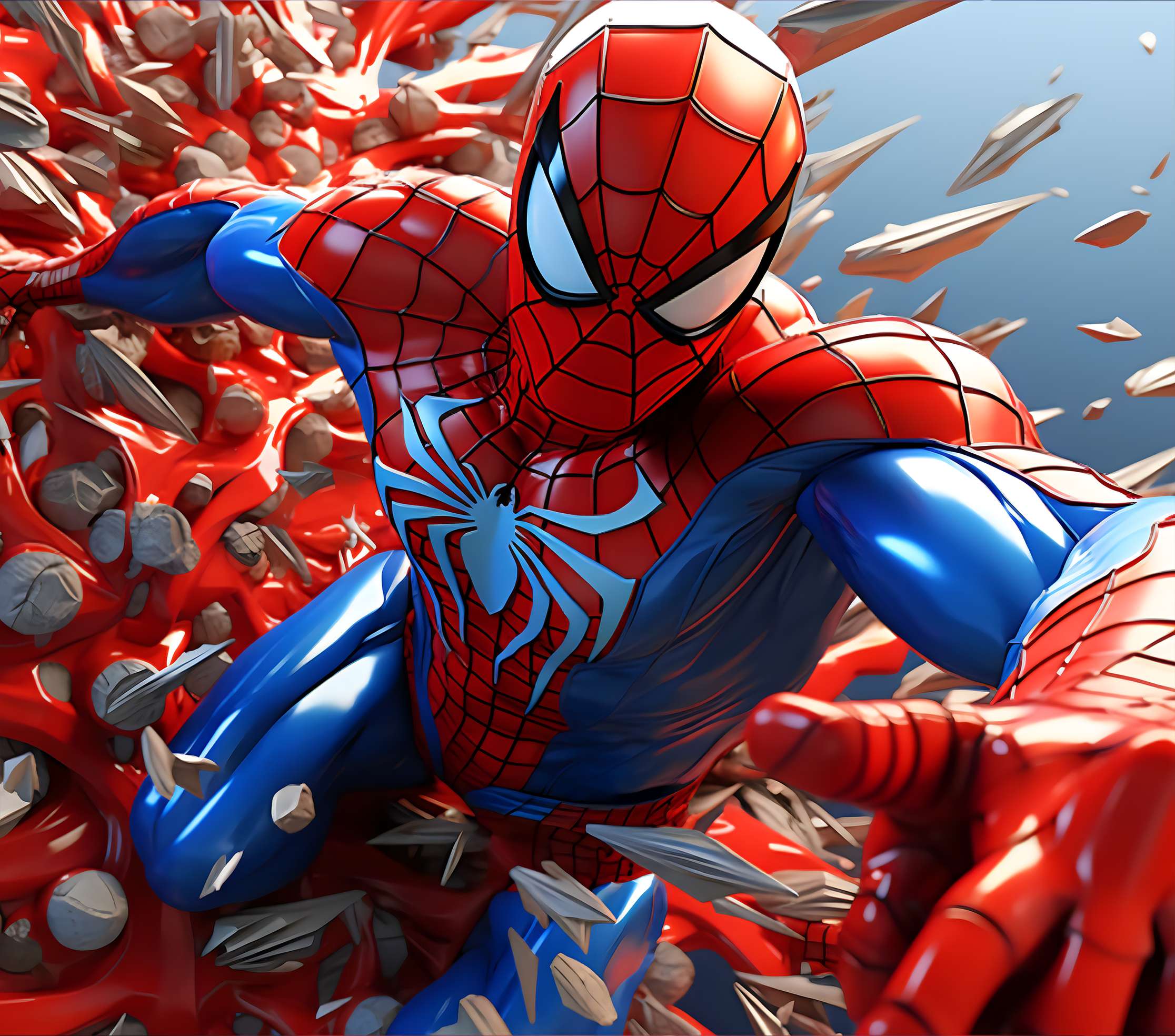 Homem Aranha Em Pose De Ação Dinâmica Super Heróis Png Arte Para Caneca Grátis Pra Baixar Estampa-27