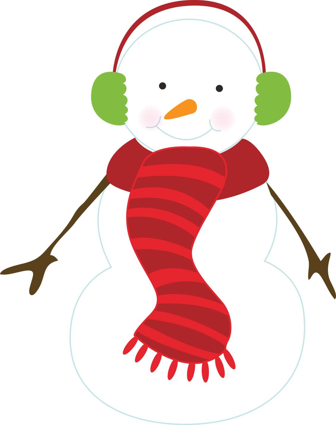 Boneco De Neve Alegre Inverno Png Grátis Para Baixar Vetor