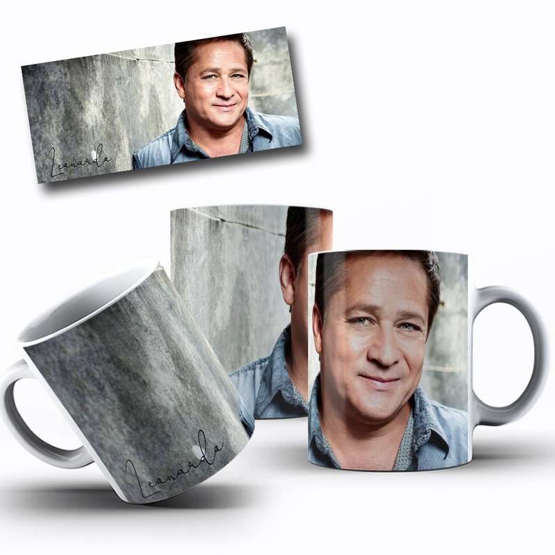 Arte Para Caneca Leonardo Personagem Serie 1