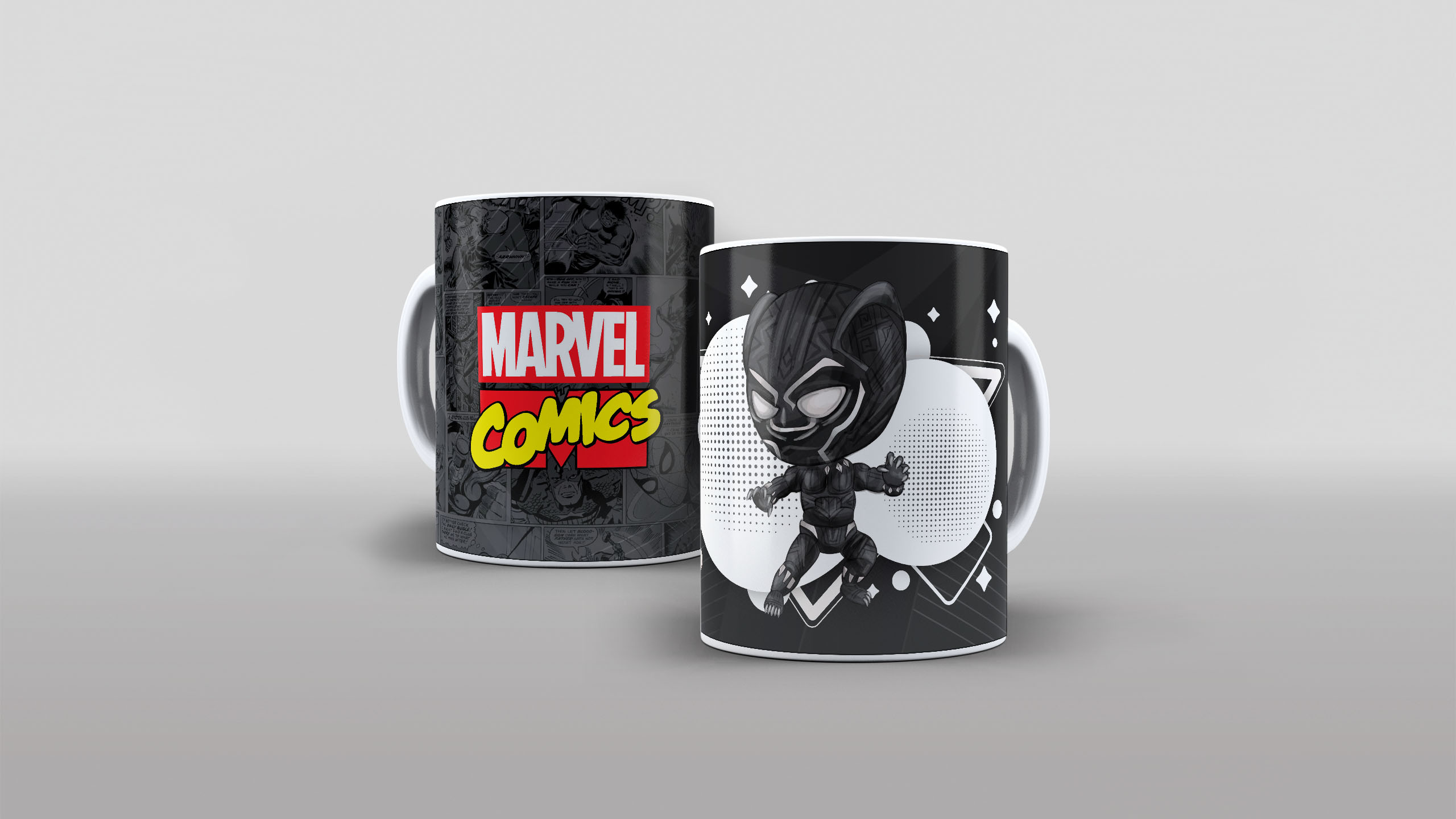 Arte Caneca Marvel Comics Heróis Cute Fofo Baby (14)