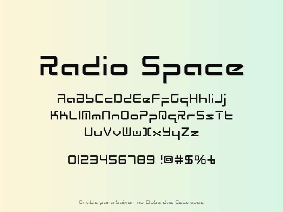 Fonte Radio Space Grátis Para Baixar