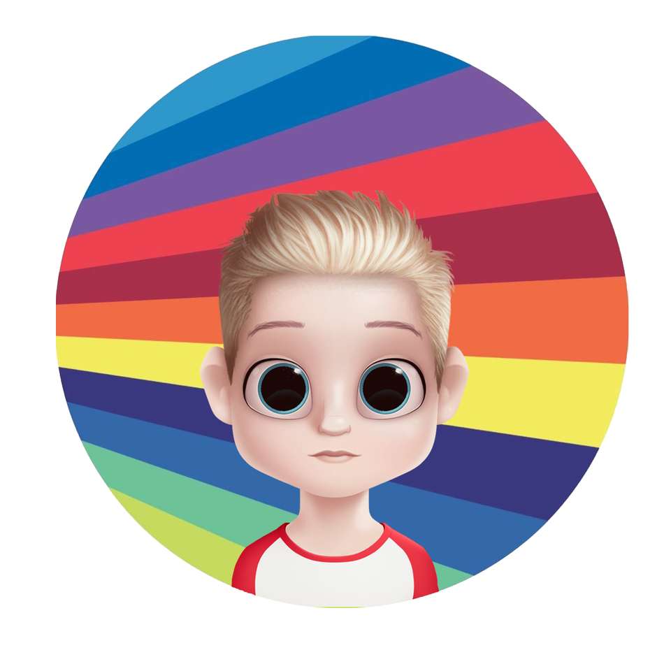 Retrato Infantil Bandeira Arco Íris Orgulho Png Grátis Para Baixar