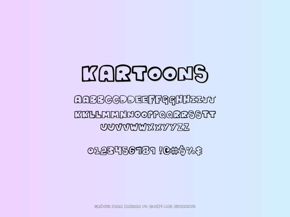 Fonte Kartoons Grátis Para Baixar