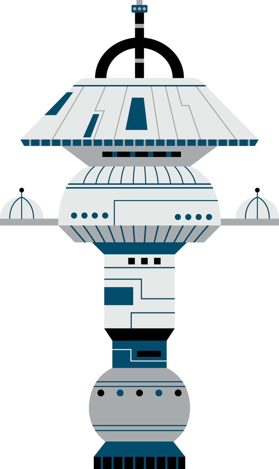 Nave Espacial Futurista Em Diagrama Nave Espacial Png Grátis Para Baixar
