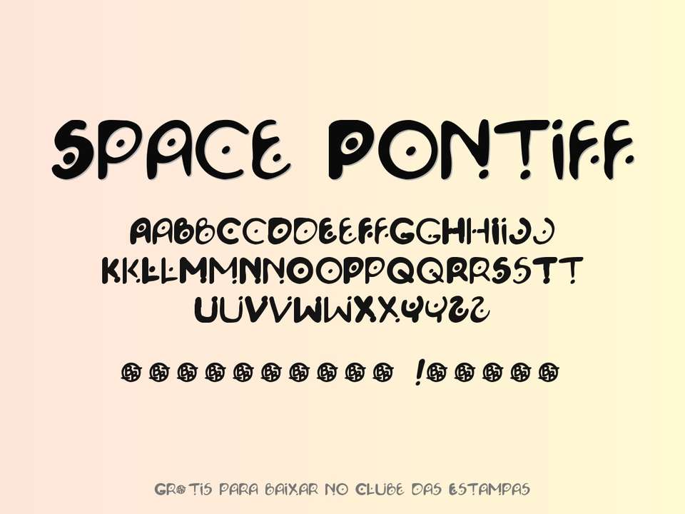 Fonte Space Pontiff Grátis Para Baixar