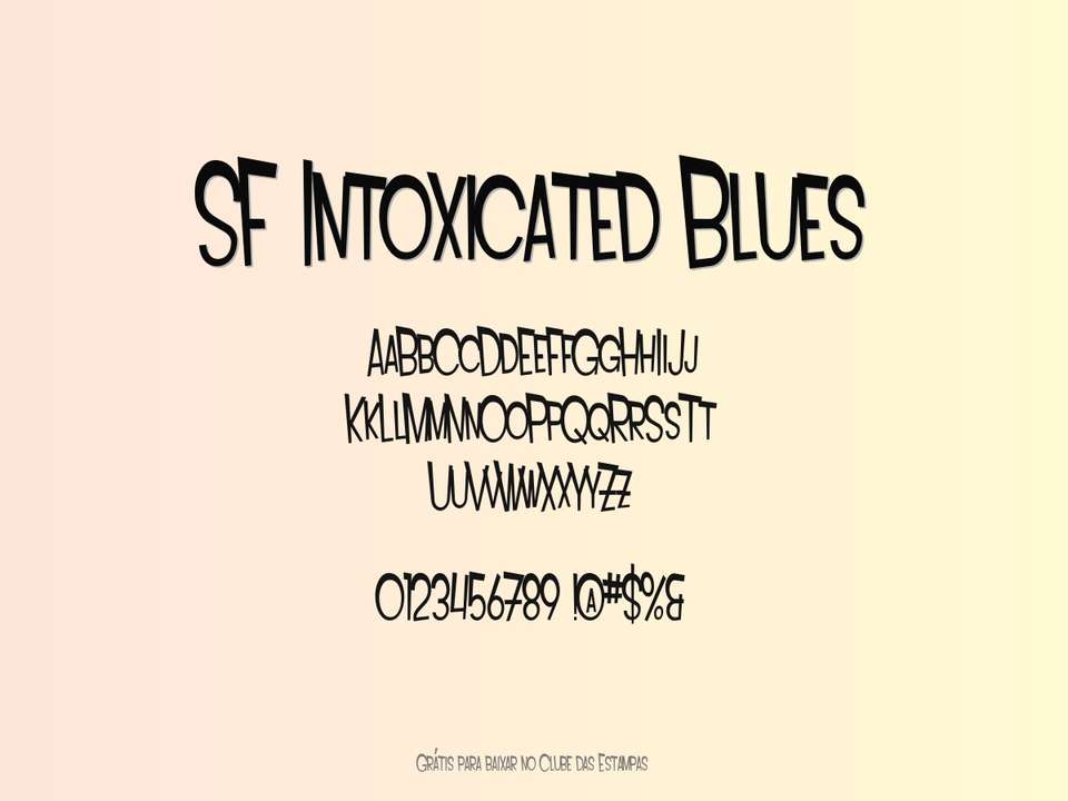 Fonte Sf Intoxicated Blues Grátis Para Baixar