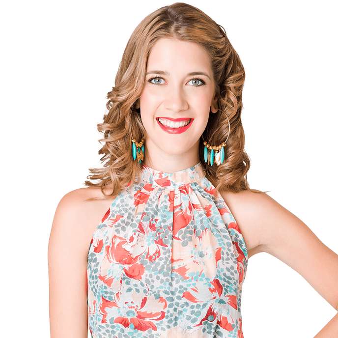 Jovem Modelo Em Estampa Floral Moda Png Grátis Para Baixar