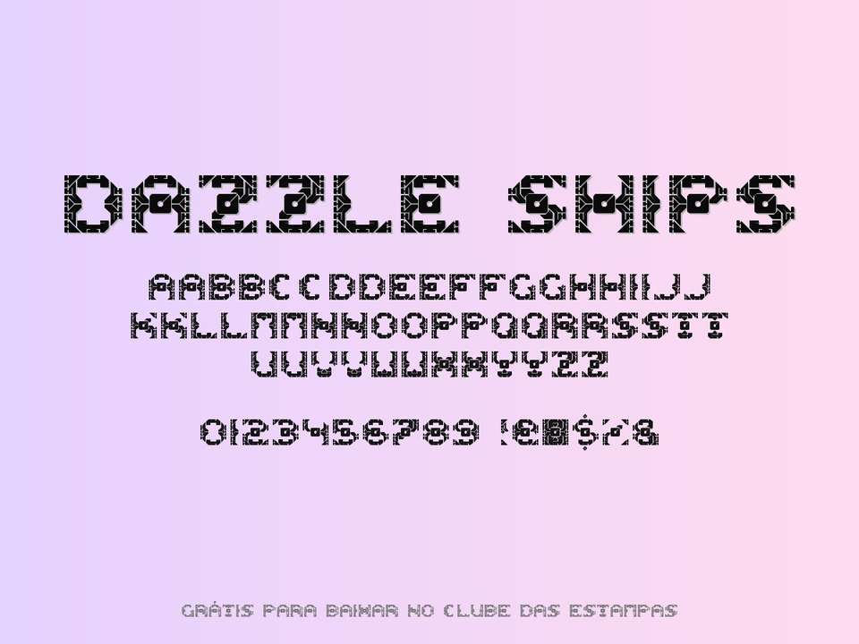 Fonte Dazzle Ships Grátis Para Baixar