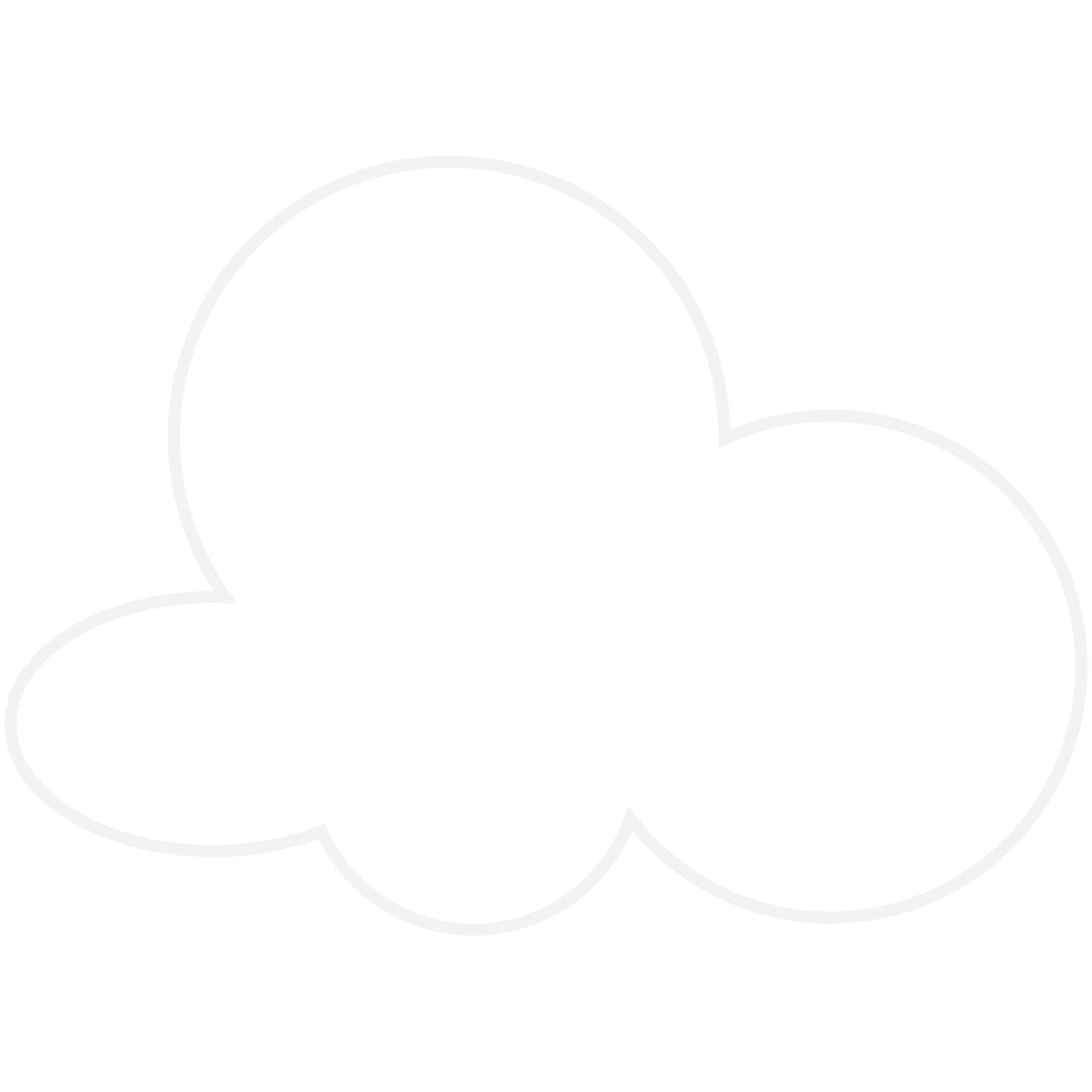 Nuvem Branca Em Formato Ícone Clima Png Grátis Para Baixar