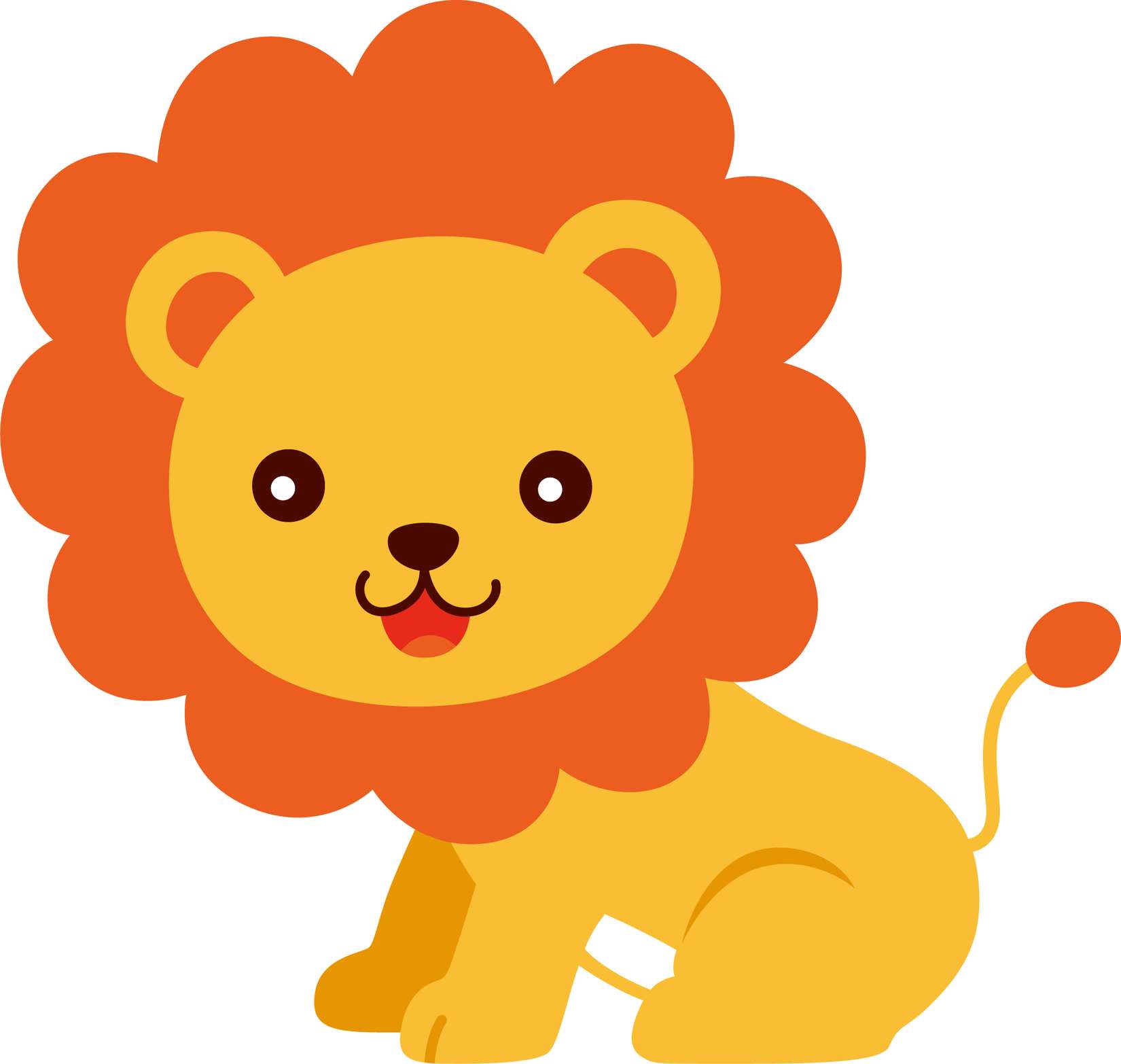 Filhote De Leão Cartoon Animais Png Grátis Para Baixar
