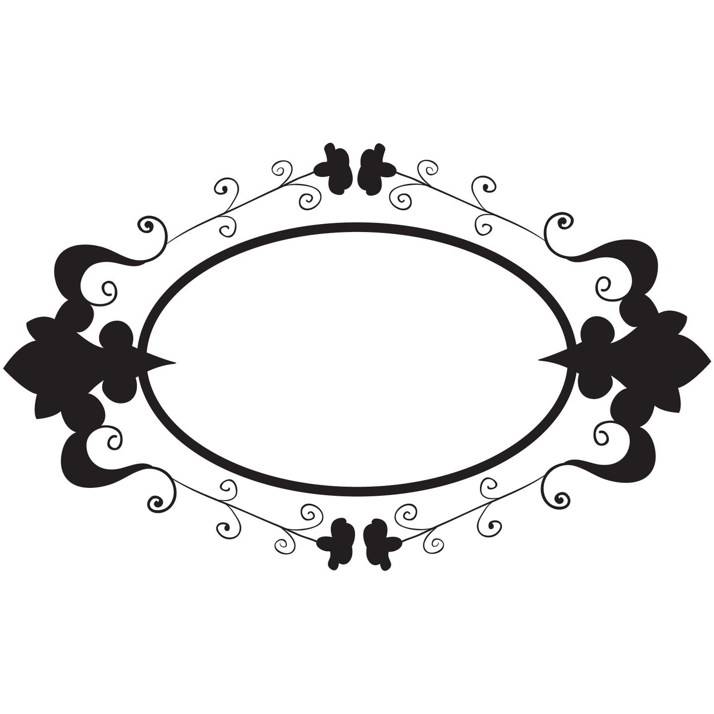 Moldura Decorativa Ornamental Decoração Png Grátis Para Baixar