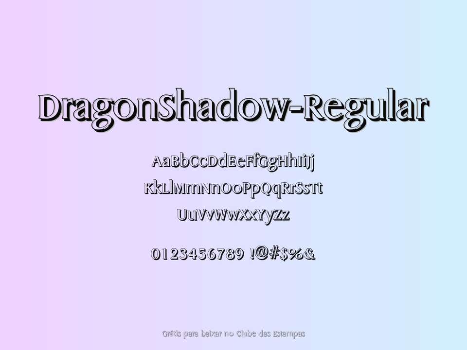 Fonte Dragonshadow Regular Grátis Para Baixar